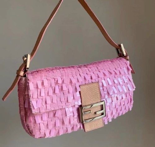 Raro fendi paillettes rosa - raro!,