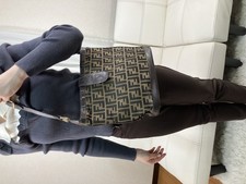 Borsa a tracolla FENDI Zucca