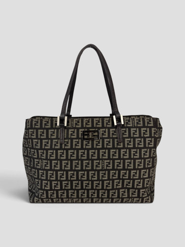 Borsa fendi monogram tote - fendi, ff-monogram